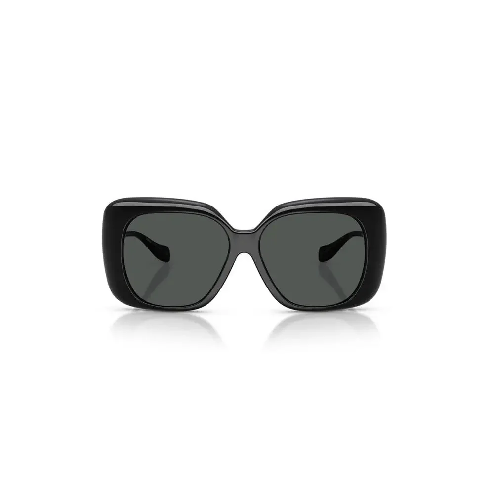 New Versace VE4499U GB1/87 Black Square Sunglasses Gold Medusa Logo